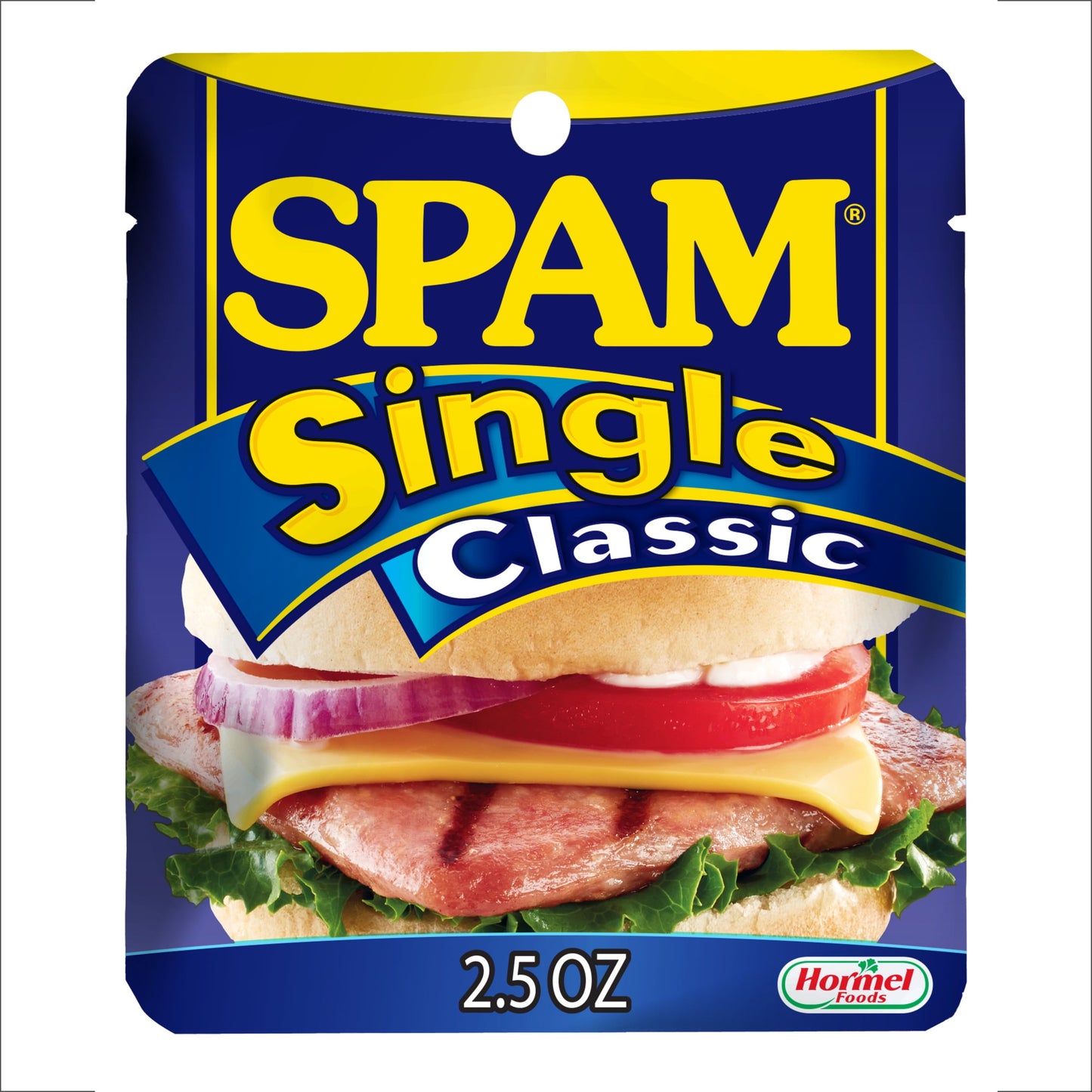 SPAM Single Classic, 9 g protein per serving, 2.5 oz Aluminum Pouch