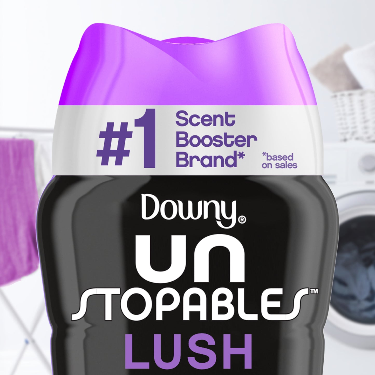 Downy Unstopables In-Wash Laundry Scent Booster Beads, Lush, 18.2 oz