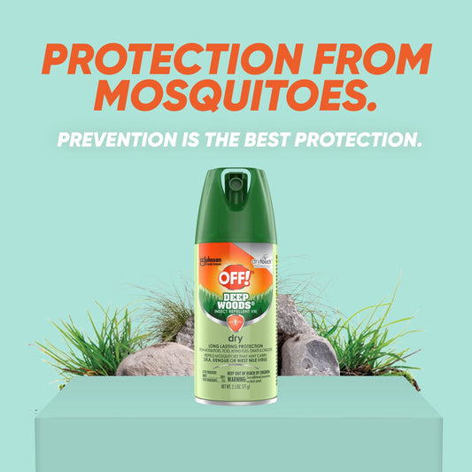 OFF! Deep Woods Mosquito Repellent VIII Dry, 2.5 oz