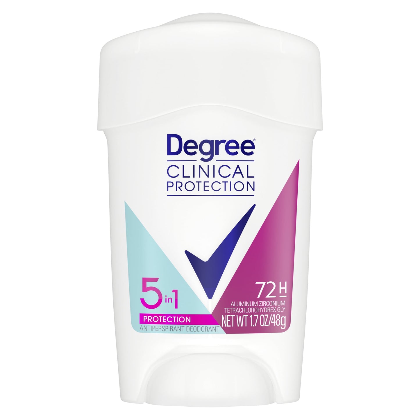 Degree Clinical Protection Long Lasting Antiperspirant Deodorant Stick, 1.7 oz