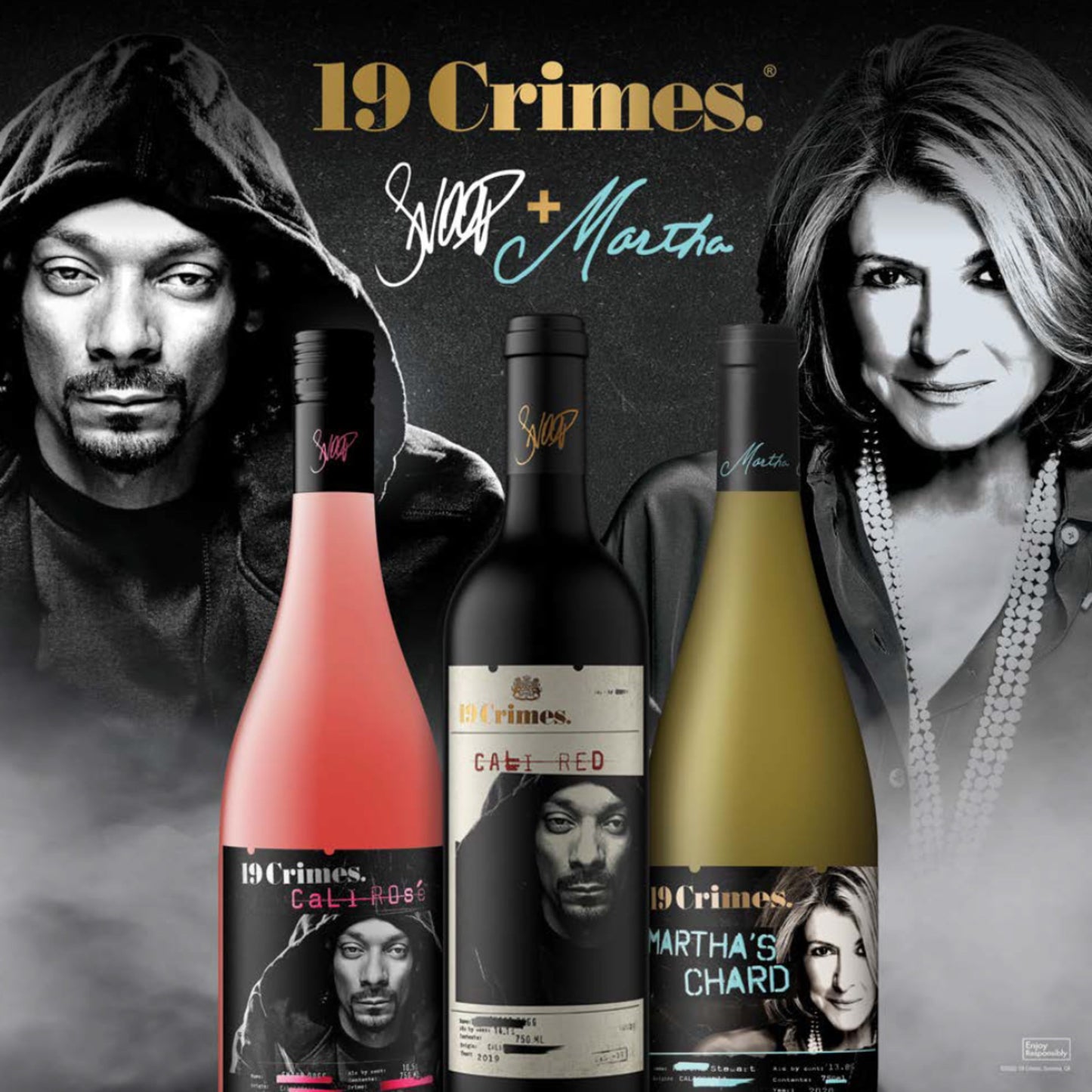 19 Crimes Martha's Chard Chardonnay White Wine, 750ml Bottle, 13.8% ABV