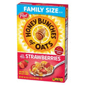 Post Honey Bunches of Oats with Strawberries Breakfast Cereal, Honey Oats and Strawberry Cereal, 16.5 OZ Box