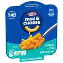 Kraft Spirals Original Mac N Cheese Macaroni and Cheese Cups Easy Microwavable Big Bowl Dinner, 3.5 oz Tray