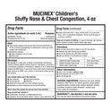 Mucinex Children's Cold Medicine, Stuffy Nose & Chest Congestion, Very Berry, 5 fl oz