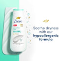 Dove Sensitive Skin Long Lasting Gentle Hypoallergenic Body Wash Twin Pack, 20 fl oz