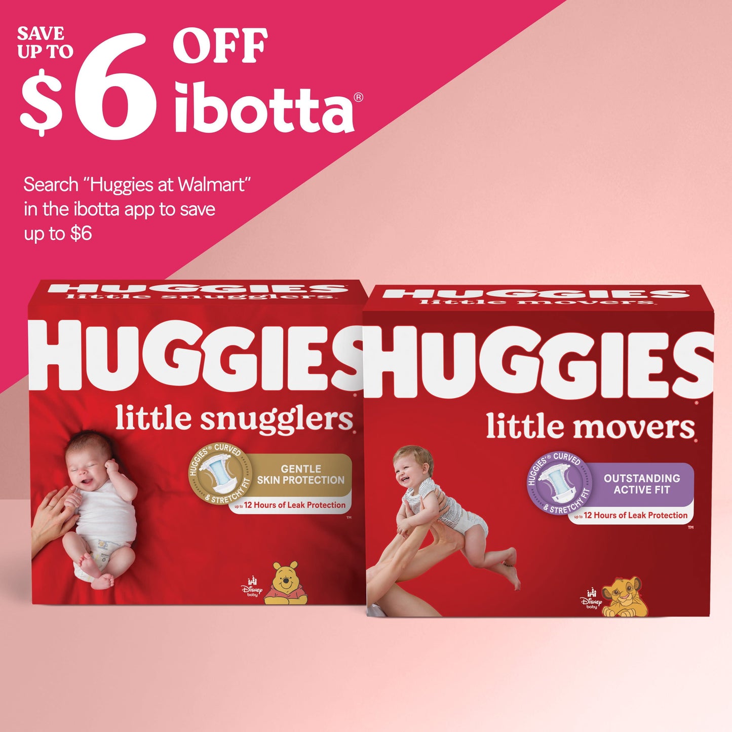 Huggies Little Movers Baby Diapers, Size 3, 156 Ct