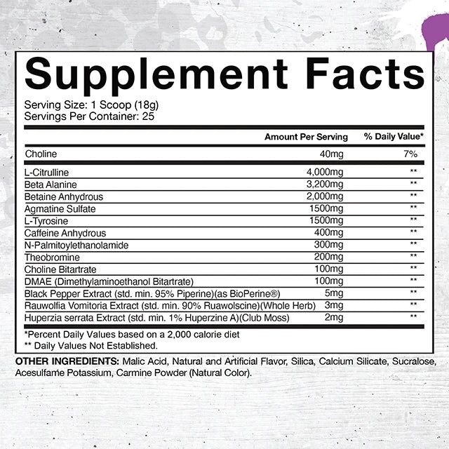 Gaspari Nutrition SuperPump Aggression 25 Servings