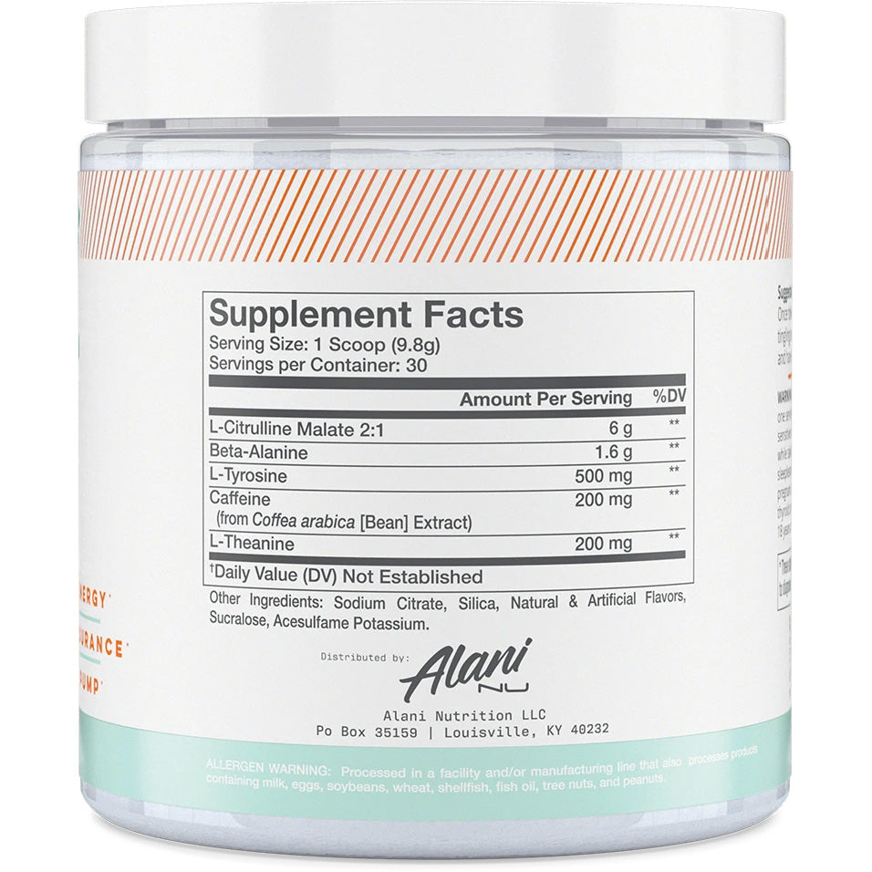 Alani Nu Pre-Workout 30 Servings