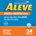 Aleve Back & Muscle Pain Reliever Naproxen Sodium Tablets, 24 Count