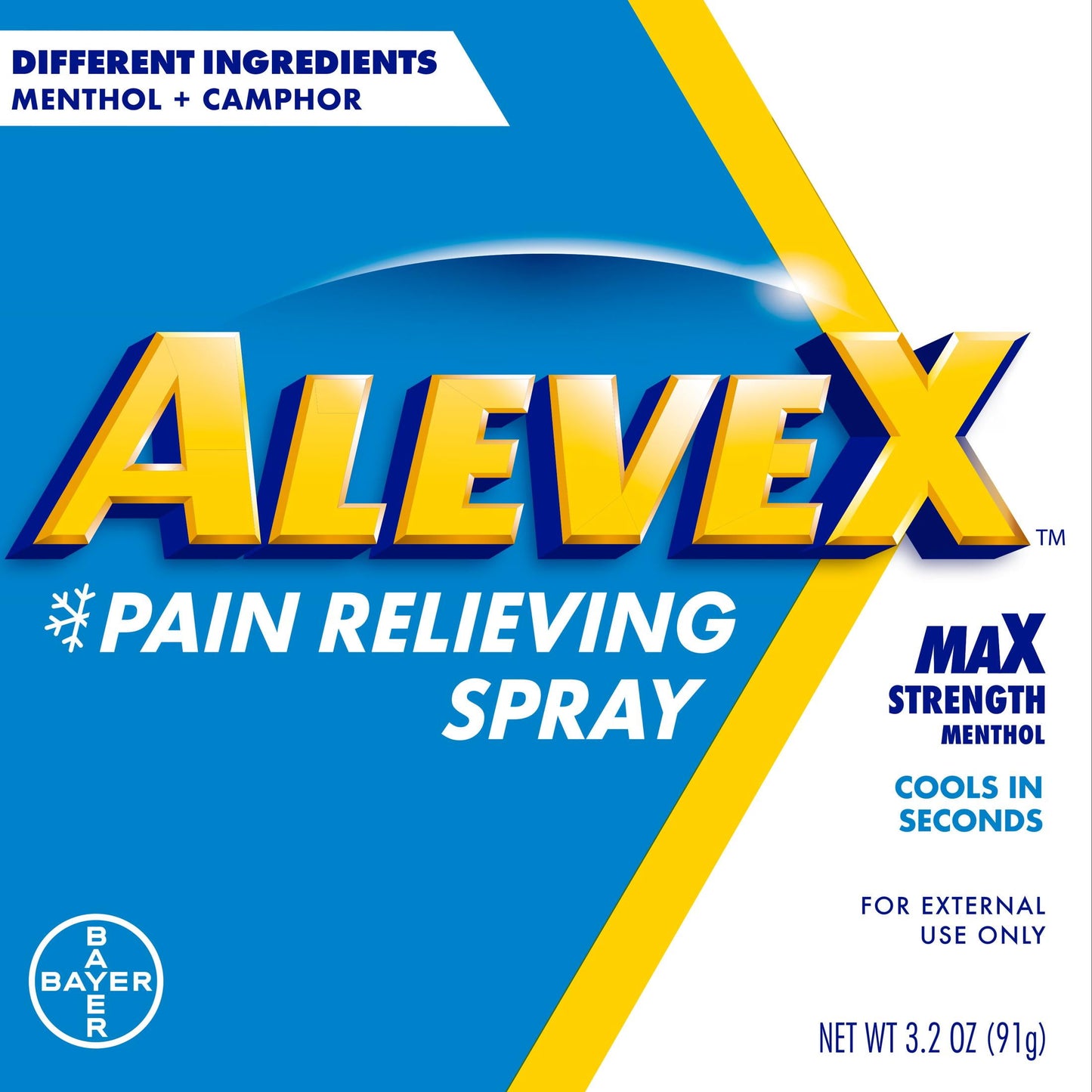 AleveX Pain Relieving Spray, Topical Pain Reliever, 3.2oz