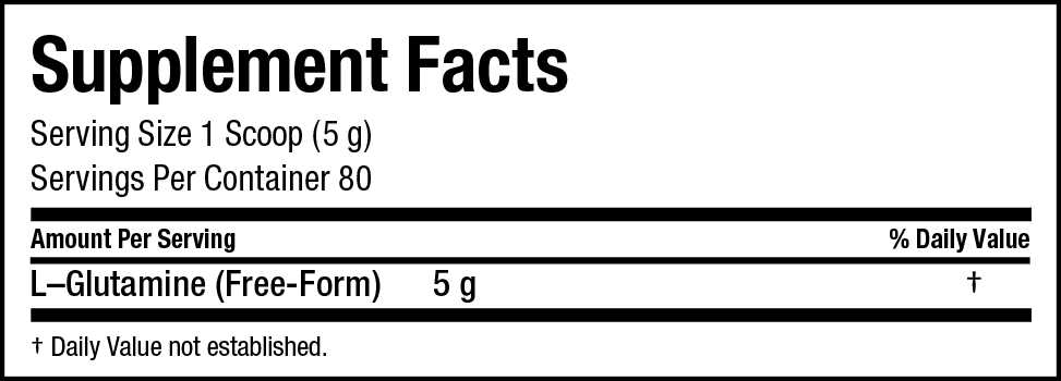 AllMax Nutrition Glutamine 400 Grams