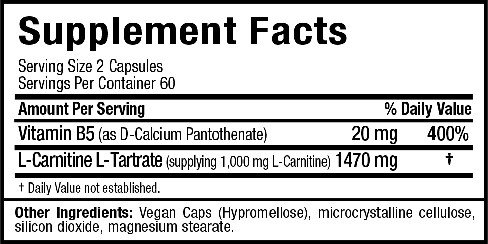 AllMax Nutrition L-Carnitine 120 Capsules