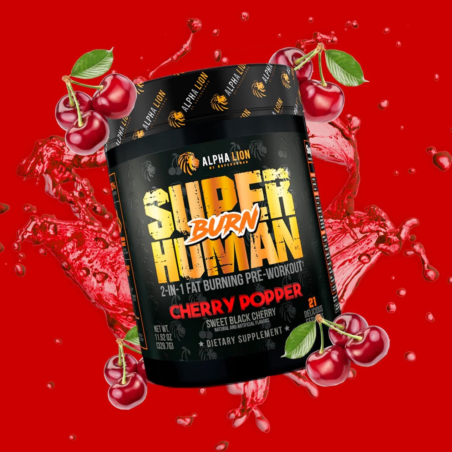 Alpha Lion SuperHuman Burn 21 Servings