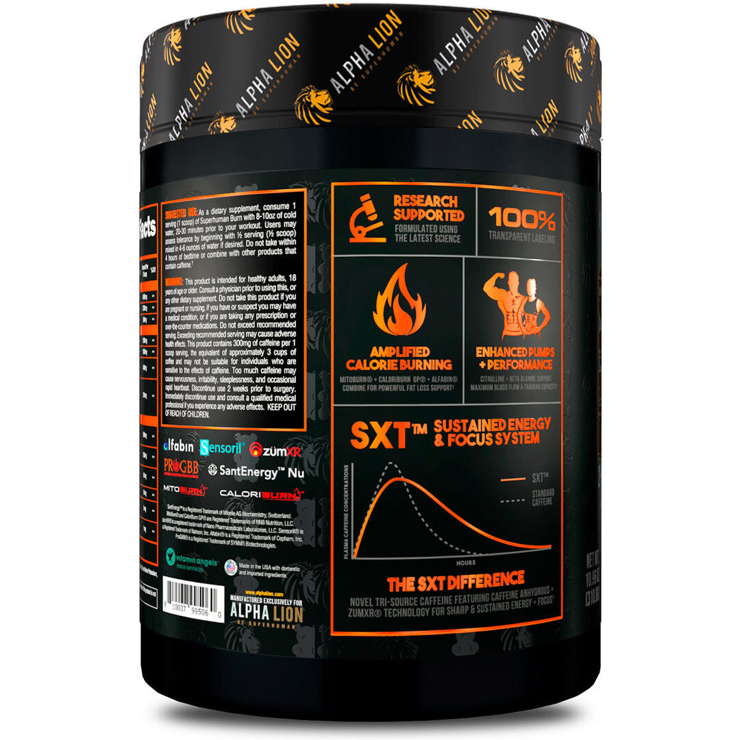 Alpha Lion SuperHuman Burn 21 Servings