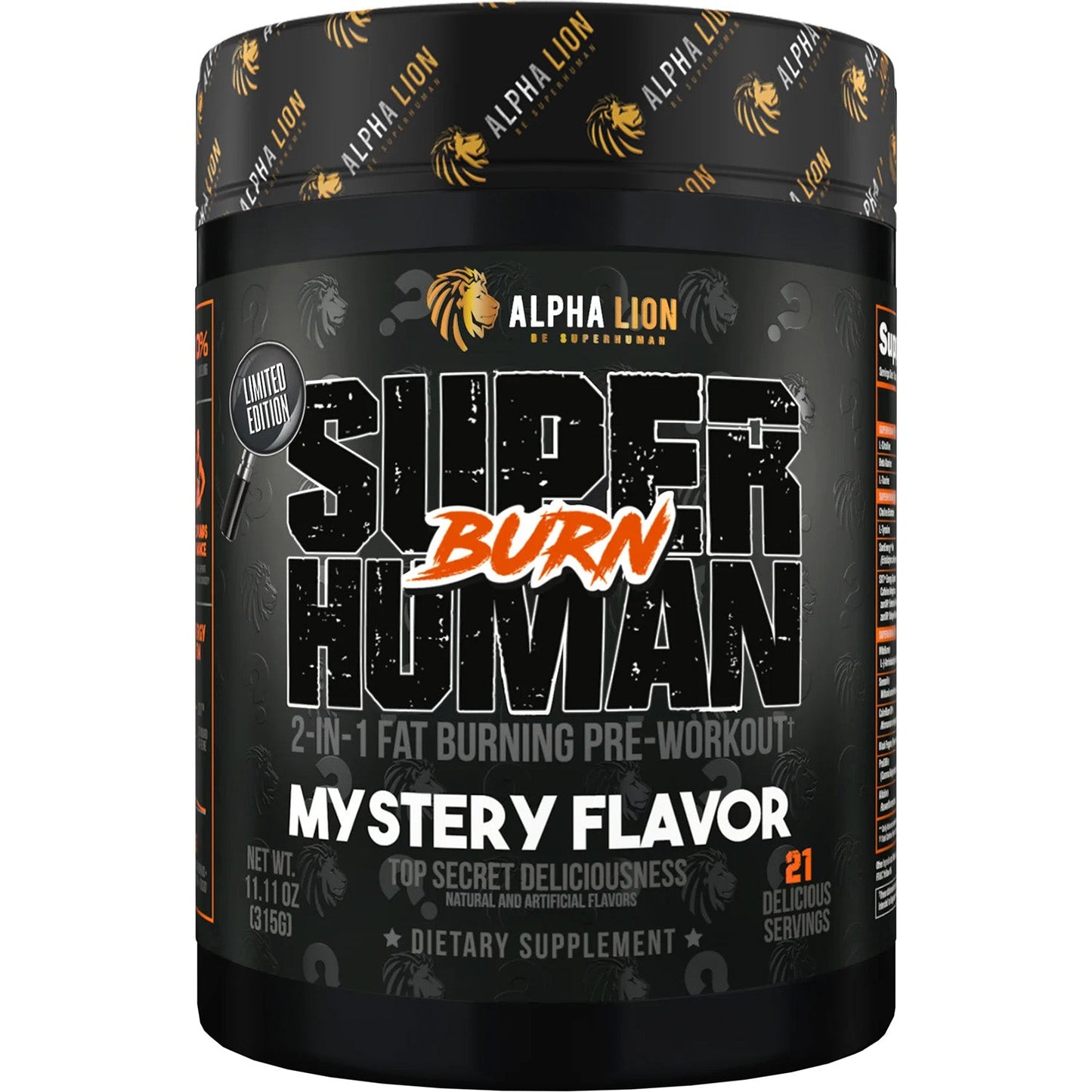 Alpha Lion SuperHuman Burn 21 Servings