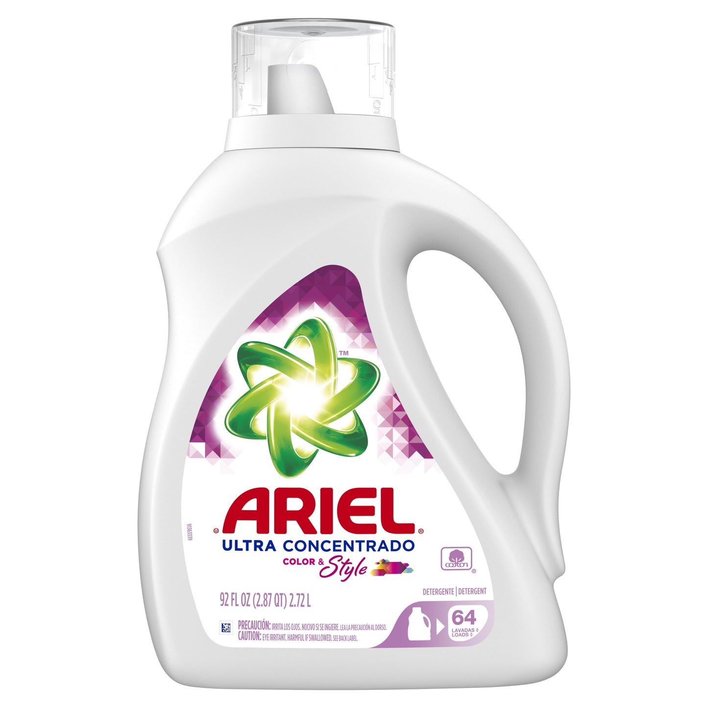 Ariel Ultra Concentrated Liquid Laundry Detergent, 92 fl oz, 64 Loads