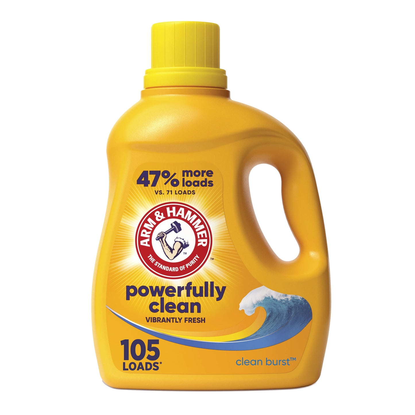 Arm & Hammer Clean Burst, 105 Loads Liquid Laundry Detergent, 105 fl oz