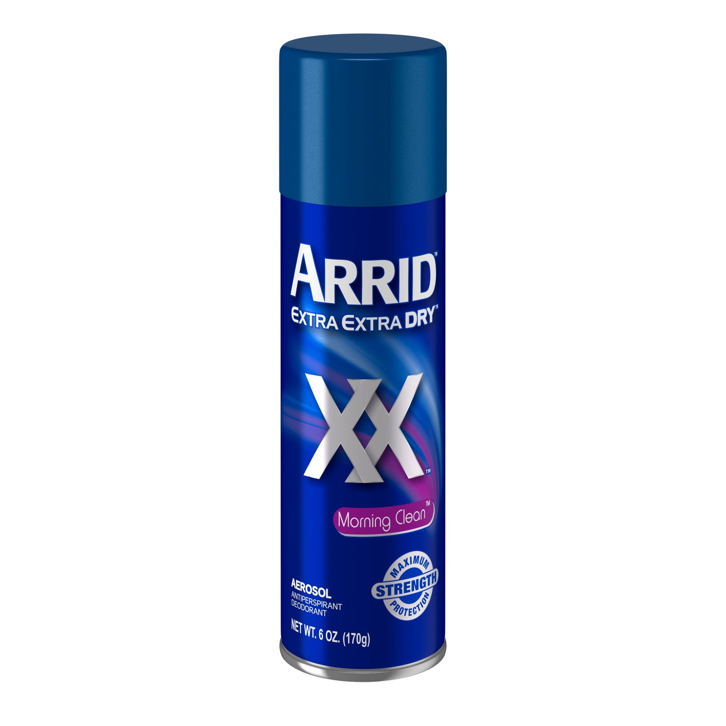 Arrid XX Extra Extra Dry Aerosol Antiperspirant Deodorant, Morning Clean, 6 oz.