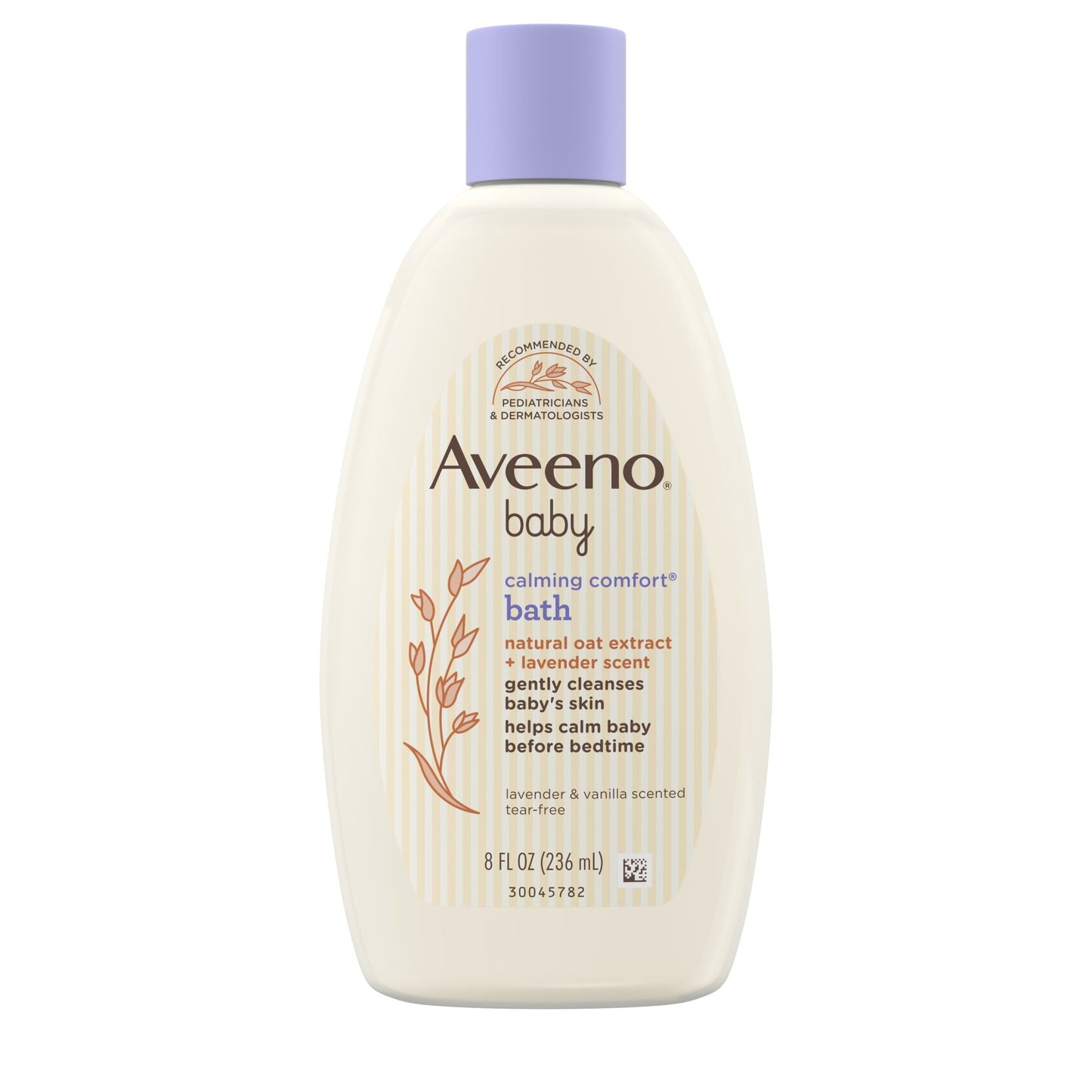 Aveeno Baby Calming Comfort Bath & Wash, Lavender & Vanilla, 8 fl. oz