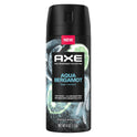 Axe Fine Fragrance Collection Men's Deodorant Spray, Aqua Bergamot Aluminum-Free, 4 oz