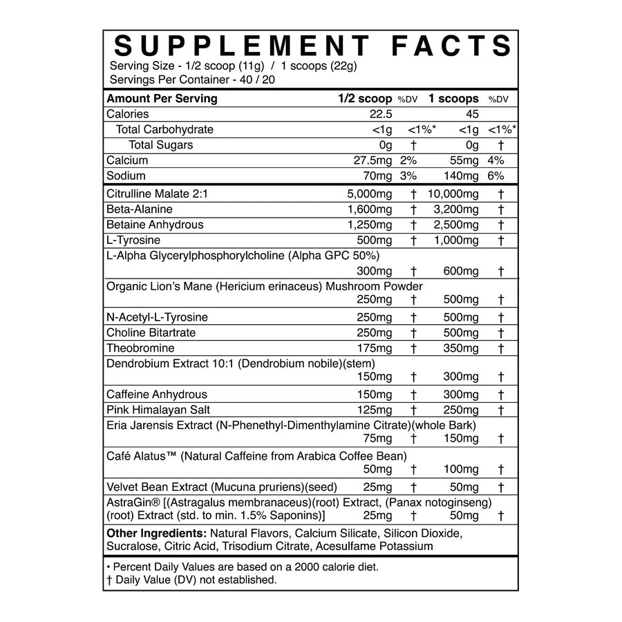 Panda VS Gorilla Limited Edition Pre-Workout 20/40 Servings