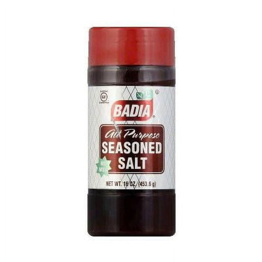 Badia Seasoned Salt, Spices & Seasoning, 16 oz Bottle