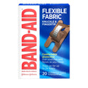 Band-Aid Brand Fabric Adhesive Bandages, Finger & Knuckle, 20 ct