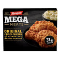 Banquet Mega Meats Original Crispy Chicken with Homestyle Mashed Potatoes Meal, 14.25 oz (Frozen)
