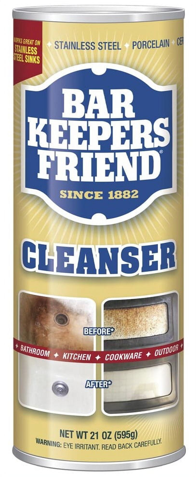 Bar Keepers Friend Cleanser Powder, 21 Ounce