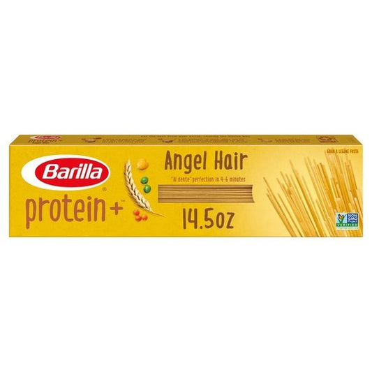 Barilla Protein+ Angel Hair Pasta Noodles, 14.5 oz