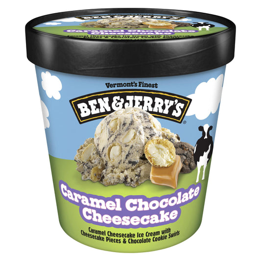 Ben & Jerry's Caramel Chocolate Cheesecake Ice Cream, 16 oz