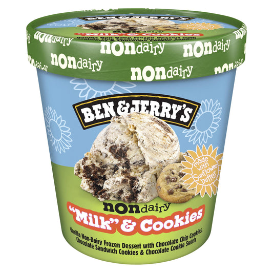 Ben & Jerry's Non Dairy Milk and Cookies Ice Cream, 16 fl oz