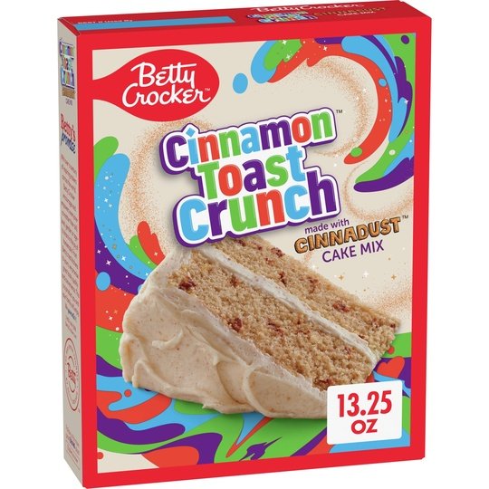 Betty Crocker Cinnamon Toast Crunch Cake Mix, Made with Cinnadust, 13.25 oz