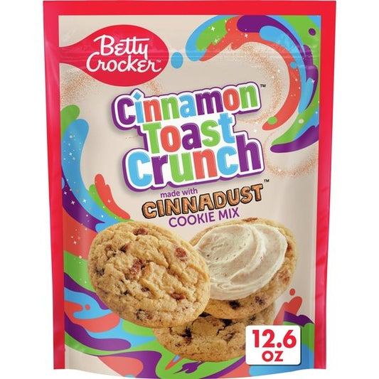 Betty Crocker Cinnamon Toast Crunch Cookie Mix, Made with Cinnadust, 12.6 oz