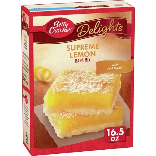 Betty Crocker Delights Supreme Lemon Bars Mix, 16.5 oz.