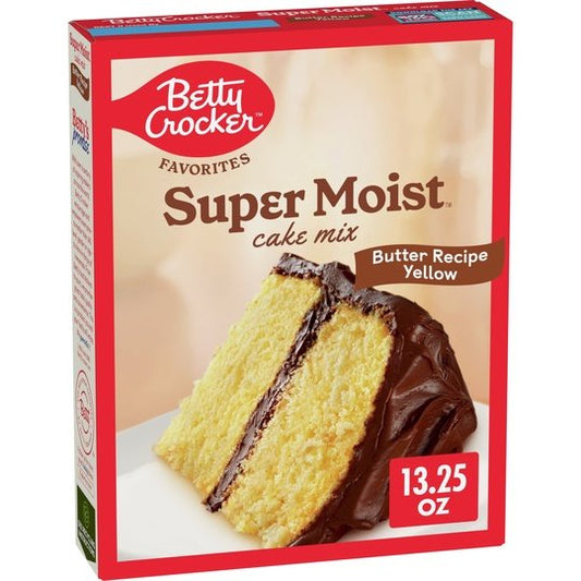 Betty Crocker Favorites Super Moist Butter Recipe Yellow Cake Mix, 13.25 oz