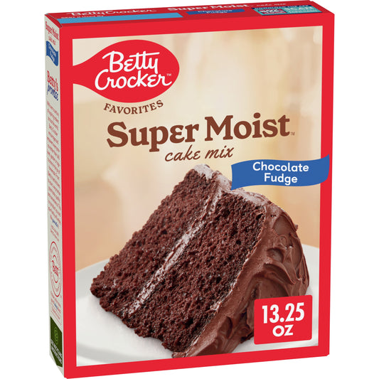 Betty Crocker Favorites Super Moist Chocolate Fudge Cake Mix, 13.25 oz