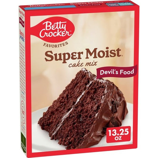 Betty Crocker Favorites Super Moist Devilâs Food Cake Mix, 13.25 oz