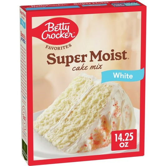 Betty Crocker Favorites Super Moist White Cake Mix, 14.25 oz