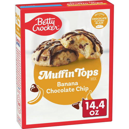 Betty Crocker Muffin Tops Mix, Banana Chocolate Chip, 14.4 oz