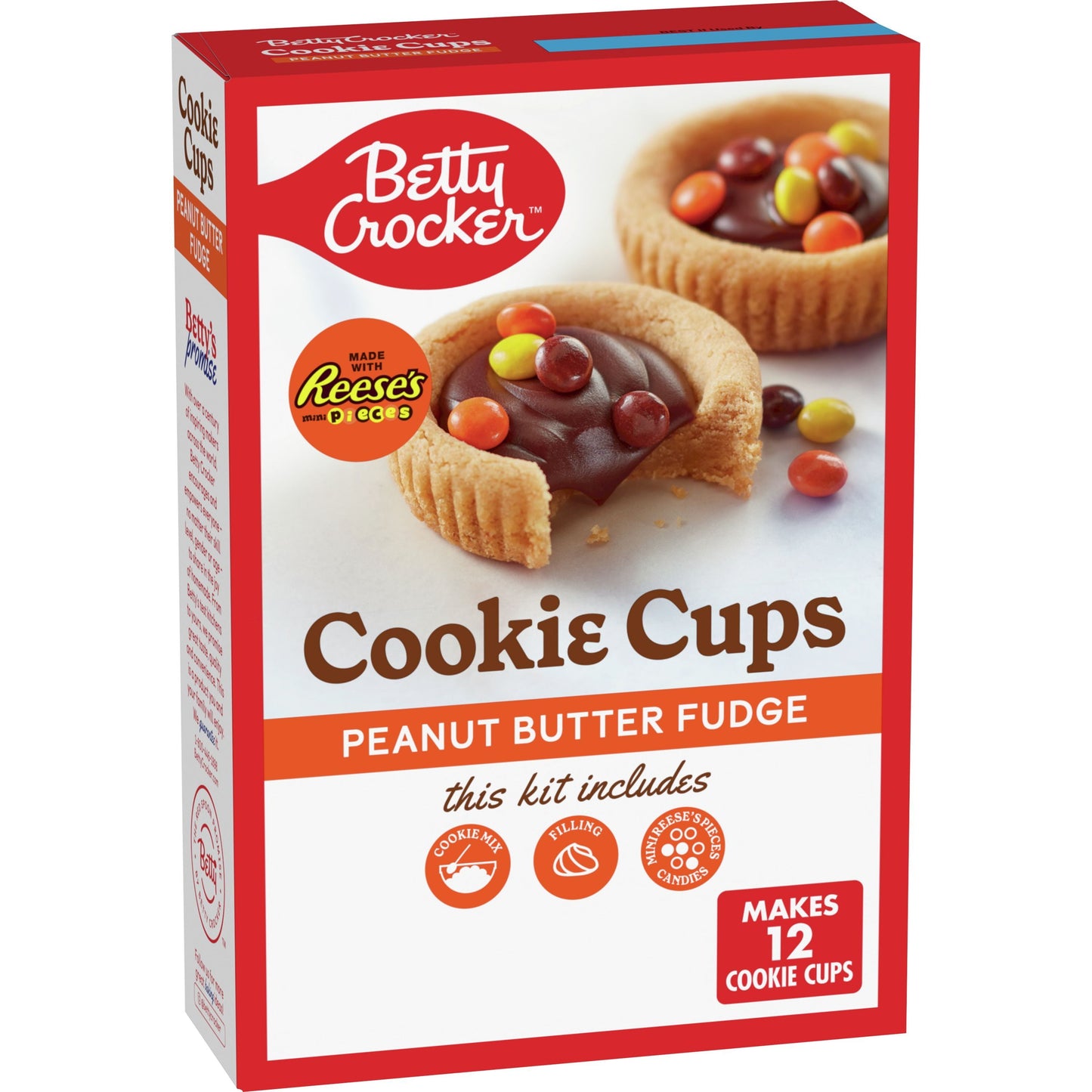 Betty Crocker Peanut Butter Fudge Cookie Cups, 14 oz