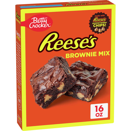 Betty Crocker REESE'S Brownie Mix With REESEâS Peanut Butter Chips, 16 oz