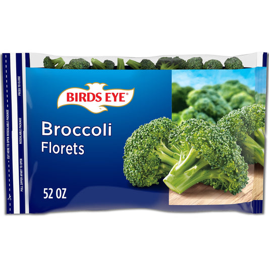 Birds Eye Broccoli Florets Frozen Vegetables, 52 oz. (Frozen)