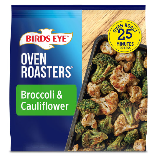 Birds Eye Oven Roasters, Seasoned Broccoli and Cauliflower, Frozen Vegetables, 14 oz Bag (Frozen)