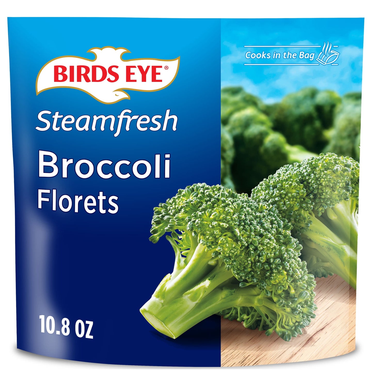 Birds Eye Steamfresh Broccoli Florets, Frozen, 10.8 oz