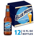 Blue Moon Belgian White Wheat Ale Craft Beer, 12 Pack, 12 fl oz Bottles, 5.4% ABV