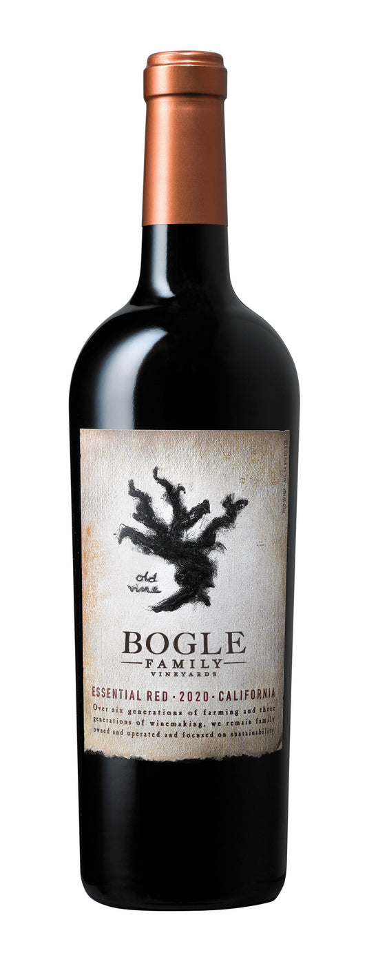 Bogle Essential Red Wine, California, 14.5% ABV, 750ml Glass Bottle, 5-150ml Servings