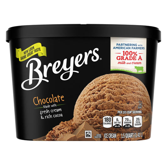 Breyers Chocolate Ice Cream, 48 oz