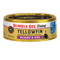 Bumble Bee Prime MSC Yellowfin Solid Light Tuna in Olive Oil Balsamic and Herb 5oz Can EA