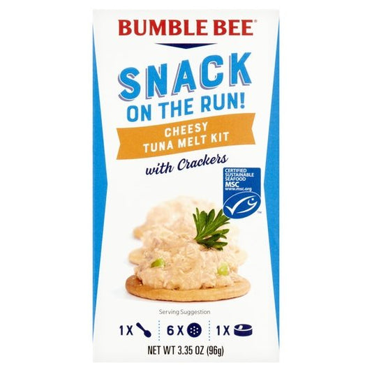 Bumble Bee Snack On The Run Cheesy Tuna Melt with Crackers Kit, 3.35 oz